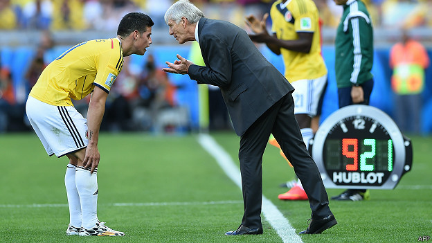 James Rodríguez, Néstor Pékerman