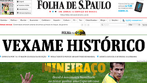 Portada de Folha de Sao Paulo