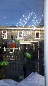The Backwater Trading Co. store in Edgartown has a festive Brazilian display Photo by Gabriela Mendonça Lima 
