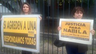 Protesta por el caso de Nabila Rifo