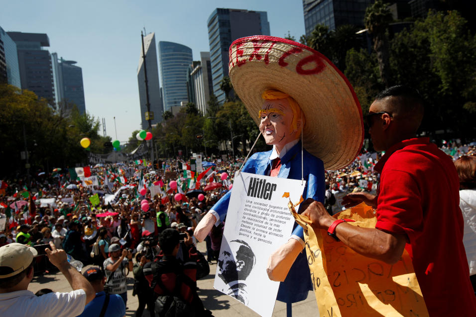 México protesta a Trump